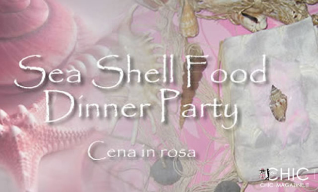 Cena in rosa: Sea Shell Food Dinner Party